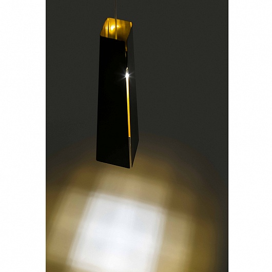 Подвесной светильник Faro Pluma black+gold 64172