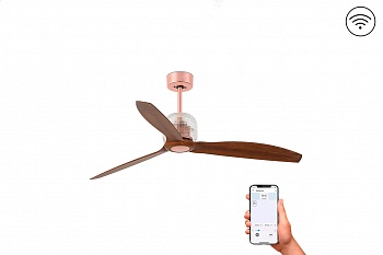 Потолочный вентилятор Deco Fan Copper Wood DC Smart 33399DWP