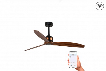 Потолочный вентилятор Copper Fan Black Wood DC Smart 33451WP