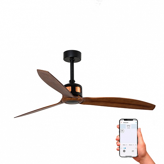 Потолочный вентилятор Copper Fan Black Wood DC Smart 33451WP