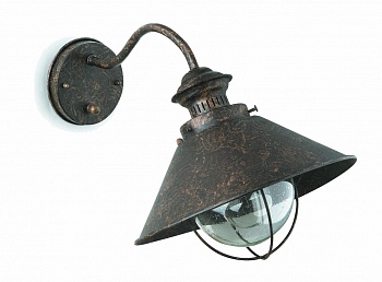 Уличный настенный светильник Nautica rust brown 71110
